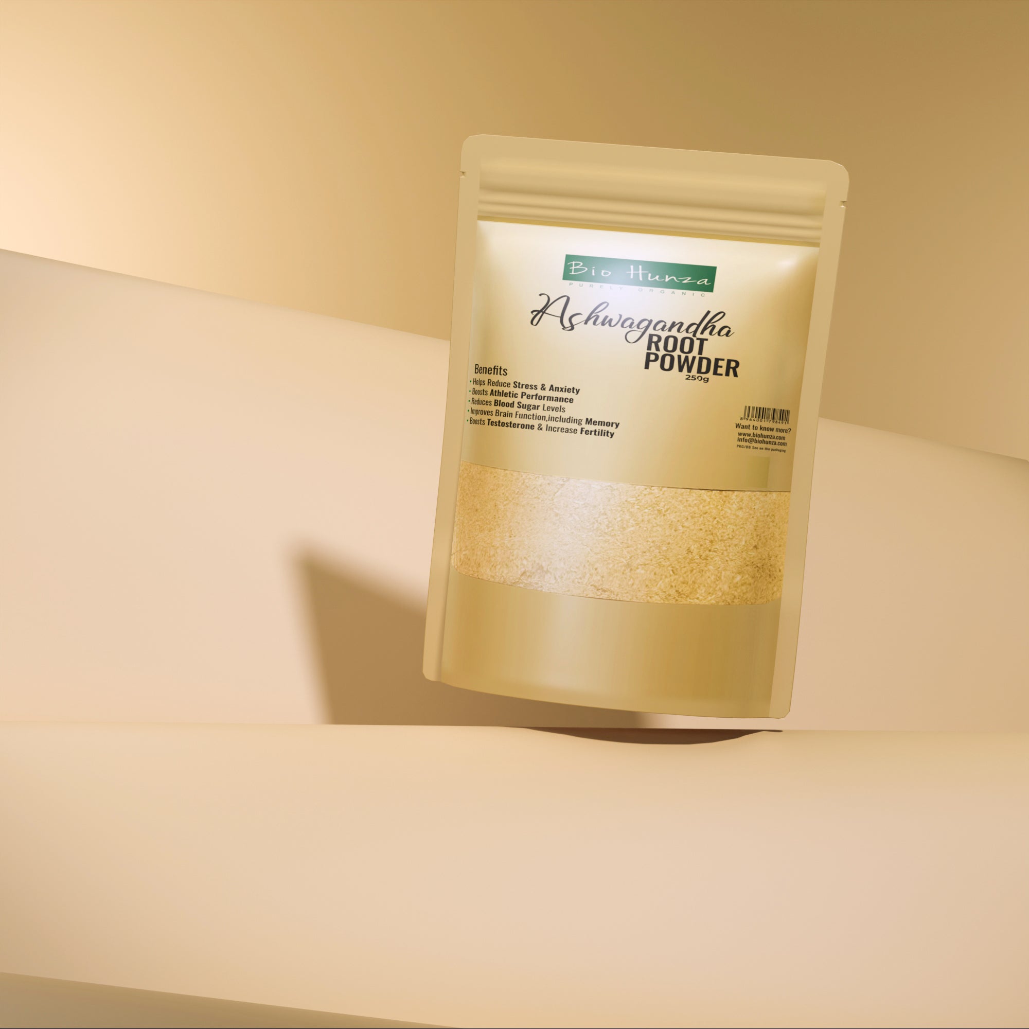 Buy Ashwagandha Powder 250g - 100% Organic & Natural | Boost Immunity & Energy