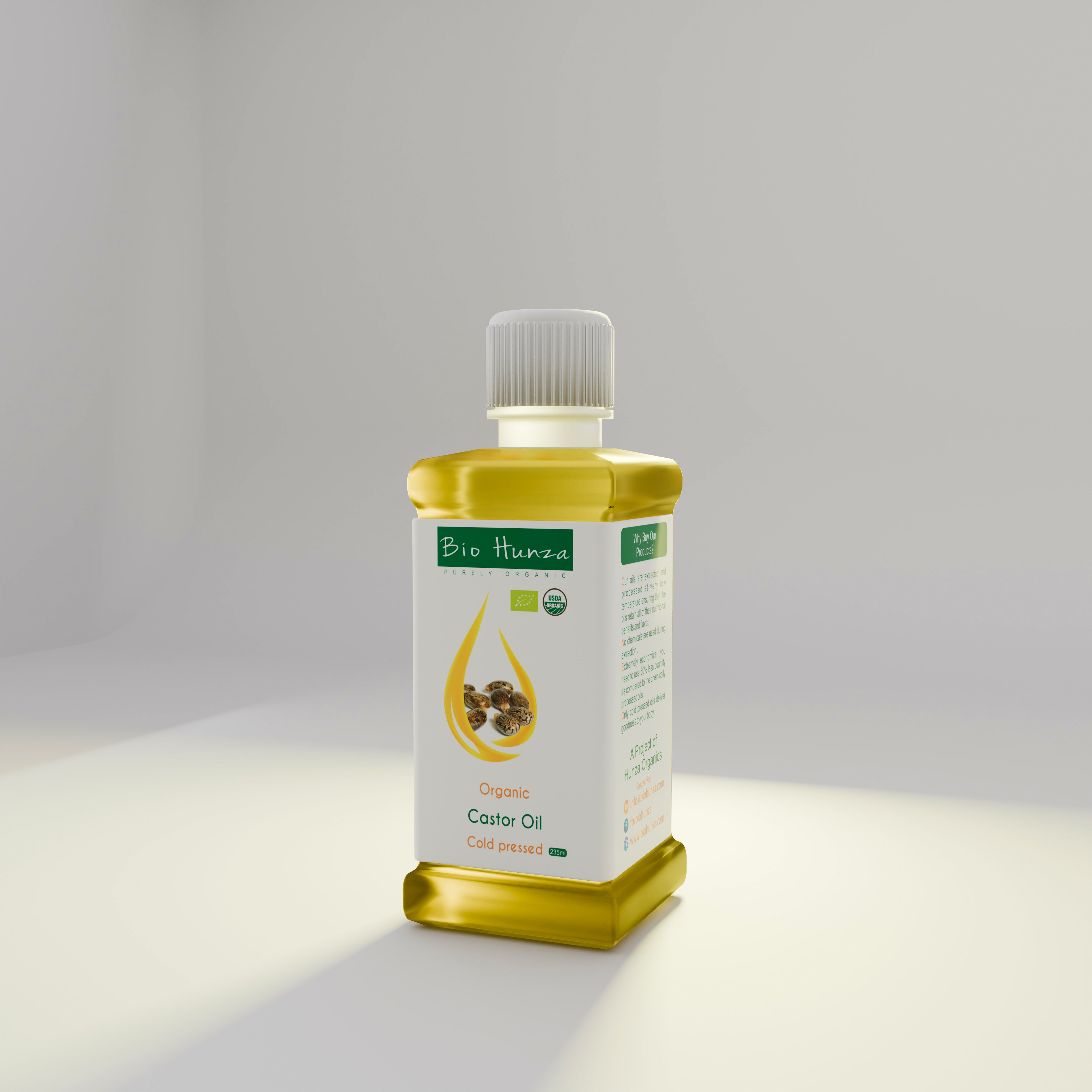 100% Pure Cold Pressed Castor Oil 235ml– Natural & Organic