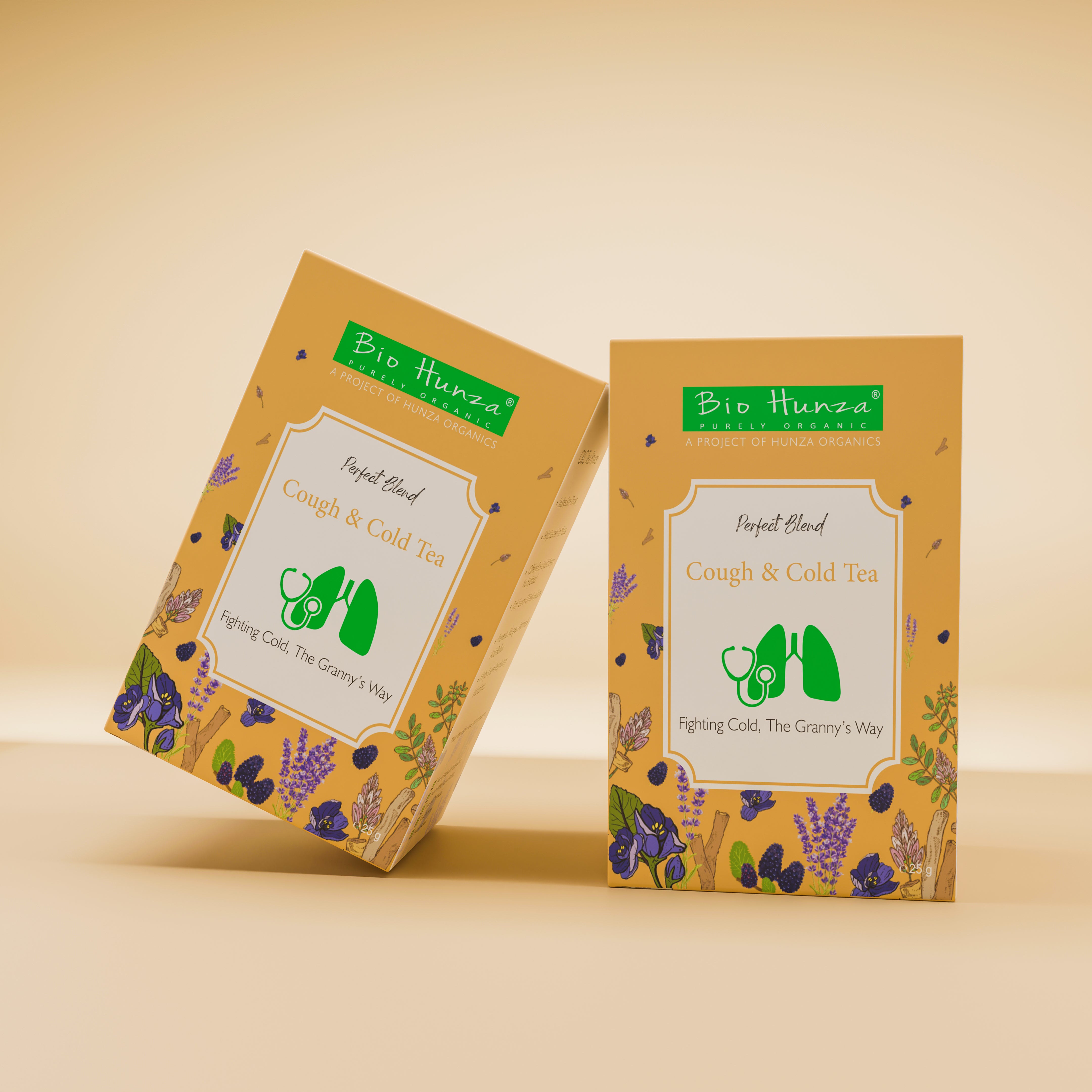 🌿 Cough & Cold Herbal Tea 25g– Natural Relief for Flu, Sore Throat & Congestion | Biohunza