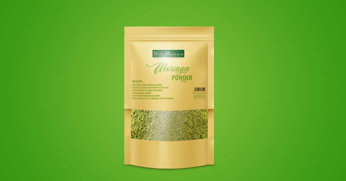 Buy Moringa Powder 100g | Natural & Organic Supplement for Health | BioHunza