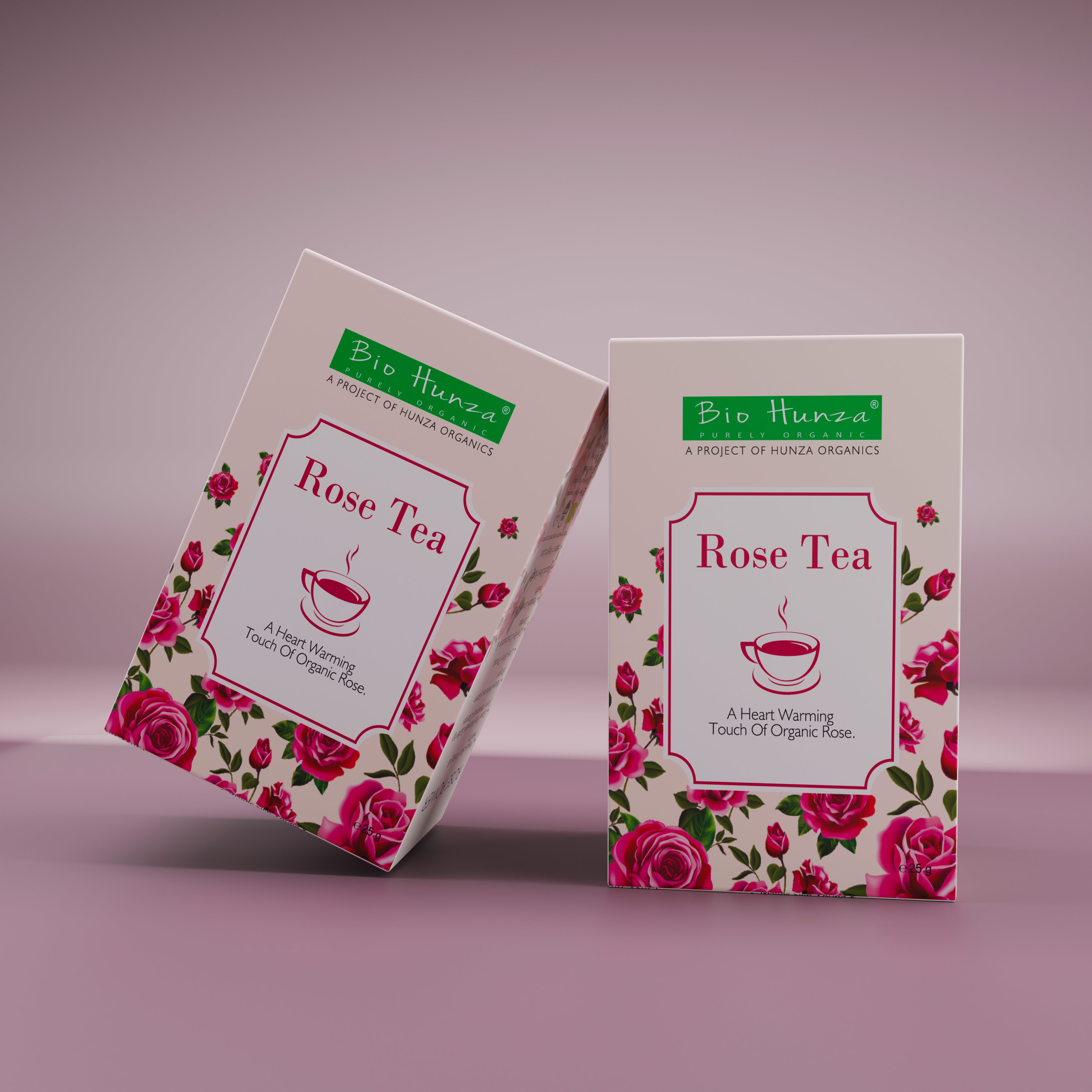 Organic Certified Rose Tea 25g by Bio Hunza - A Heartwarming Touch of Organic Rose