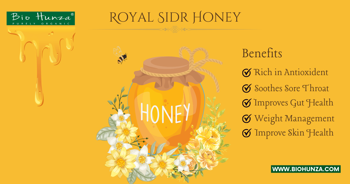 Buy Sidr Honey 450g – Premium Pure & Natural Honey for Health Benefits