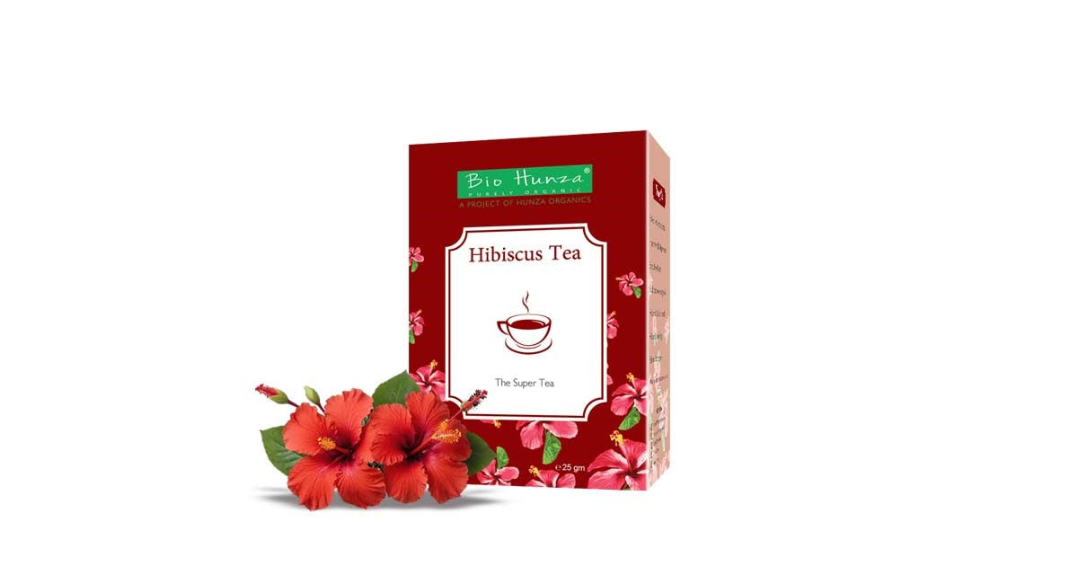 Buy Hibiscus Tea 40g | Organic & Refreshing Herbal Tea – BioHunza